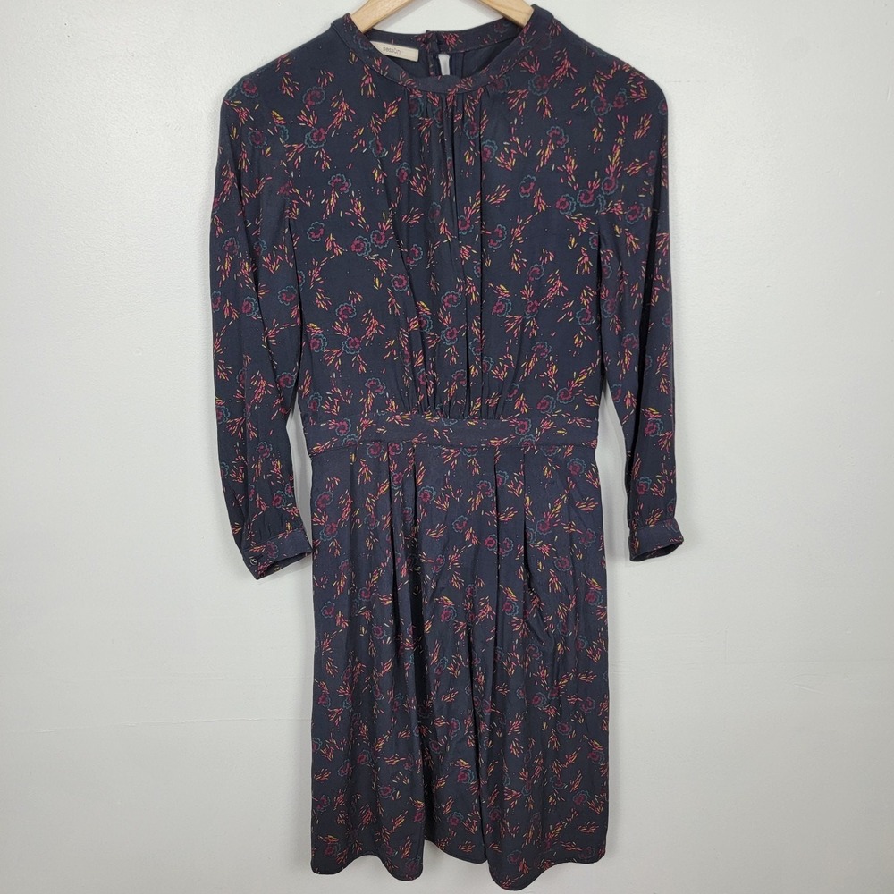 Sessun Floral Print Dress Womens XS 3/4 Sleeve Viscose Summer Casual‎ Beach